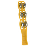 Maxbell Plastic Cymbals w/ Handle Orff Percussion Instrument Kids Musical Toy Yellow