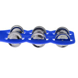 Maxbell Plastic Cymbals w/ Handle Orff Percussion Instrument Kids Musical Toy Blue