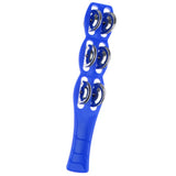 Maxbell Plastic Cymbals w/ Handle Orff Percussion Instrument Kids Musical Toy Blue