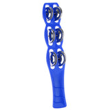 Maxbell Plastic Cymbals w/ Handle Orff Percussion Instrument Kids Musical Toy Blue