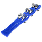 Maxbell Plastic Cymbals w/ Handle Orff Percussion Instrument Kids Musical Toy Blue