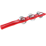 Maxbell Plastic Cymbals w/ Handle Orff Percussion Instrument Kids Musical Toy Red