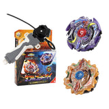 Max Maxb DIY 2-in-1 Rapidty Fight Burst Spinning Top B-00 Toy Grip Launcher Set