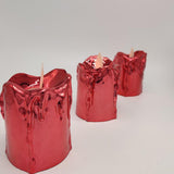 Max Maxb Electric LED Flamelss Candle Simulated Flickering Home Party Decor Red