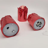 Max Maxb Electric LED Flamelss Candle Simulated Flickering Home Party Decor Red