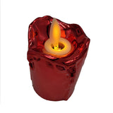 Max Maxb Electric LED Flamelss Candle Simulated Flickering Home Party Decor Red