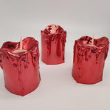 Max Maxb Electric LED Flamelss Candle Simulated Flickering Home Party Decor Red