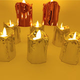 Max Maxb Electric LED Flamelss Candle Simulated Flickering Home Party Decor Red