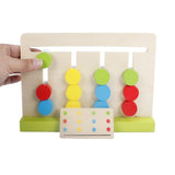 Max Wooden Montessori Teaching Material 4 Colors Game Kids Baby Educational Toy