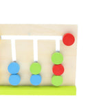 Max Wooden Montessori Teaching Material 4 Colors Game Kids Baby Educational Toy