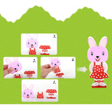Max Wooden Magnetic Cartoon Animals People Matching Game Kids Toy Education