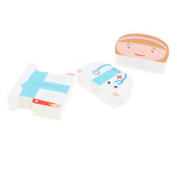 Max Wooden Magnetic Cartoon Animals People Matching Game Kids Toy Education