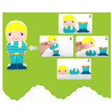 Max Wooden Magnetic Cartoon Animals People Matching Game Kids Toy Education