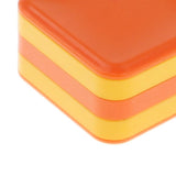Maxbell Orange Square Sand Drum Toy Orff Instrument Kids Early Music Educational Toy