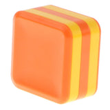 Maxbell Orange Square Sand Drum Toy Orff Instrument Kids Early Music Educational Toy