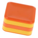 Maxbell Orange Square Sand Drum Toy Orff Instrument Kids Early Music Educational Toy