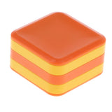 Maxbell Orange Square Sand Drum Toy Orff Instrument Kids Early Music Educational Toy