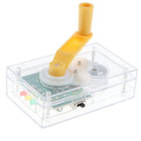 Maxbell Hand Crank Generator Model Scientific Toy for Kids Physical Teaching Aids