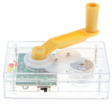 Maxbell Hand Crank Generator Model Scientific Toy for Kids Physical Teaching Aids
