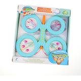 Maxbell Kids Butterfly Drum Hand Percussion Orff Musical Instrument Toy Blue