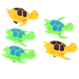 Maxbell Pack of 5 pieces Wind-up Swimming Fish Baby Pool Bath Water Toy Tortoise