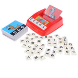 Maxbell 57 pieces/set Alphabet Letter Spelling Game Match Flashcard Word Machine Toy