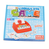 Maxbell 57 pieces/set Alphabet Letter Spelling Game Match Flashcard Word Machine Toy