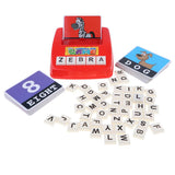 Maxbell 57 pieces/set Alphabet Letter Spelling Game Match Flashcard Word Machine Toy