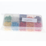 Maxbell 1000pcs Mixed Color Snowflake Resin Buttons for DIY Crafts Embellishment 6mm