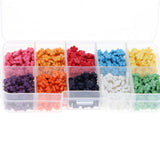 Maxbell 1000pcs Mixed Color Snowflake Resin Buttons for DIY Crafts Embellishment 6mm