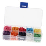 Maxbell 1000pcs Mixed Color Snowflake Resin Buttons for DIY Crafts Embellishment 6mm