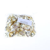 Maxbell 100 PCS Metal Trumpet Jingle Bells DIY Christmas Decor Crafts Toy 20mm