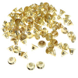 Maxbell 100 PCS Metal Trumpet Jingle Bells DIY Christmas Decor Crafts Toy 20mm