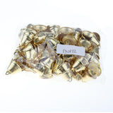 Maxbell 100 PCS Metal Trumpet Jingle Bells DIY Christmas Decor Crafts Toy 26mm