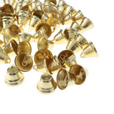 Maxbell 100 PCS Metal Trumpet Jingle Bells DIY Christmas Decor Crafts Toy 26mm