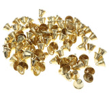Maxbell 100 PCS Metal Trumpet Jingle Bells DIY Christmas Decor Crafts Toy 26mm