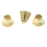 Maxbell 100 PCS Metal Trumpet Jingle Bells DIY Christmas Decor Crafts Toy 26mm