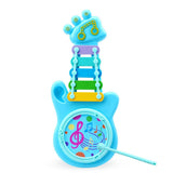 Maxbell Small Guitar Xylophone Knock Piano Musical Instrument Kids Educational Toy