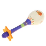 Max Wooden Sand Hammer Maraca Shaker Toy Percussion Instrument for Baby Toddler