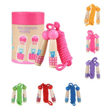 Maxbell Adjustable Skipping Jump Rope Wooden Handle Rope Fitness Equipment - Green