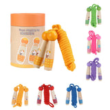 Maxbell Adjustable Skipping Jump Rope Wooden Handle Rope Fitness Equipment - Green