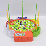 Maxbell Kids Electric Musical Fishing Toy with 24 Fishes, Pretend Role Play Toy