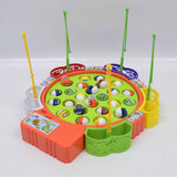 Maxbell Kids Electric Musical Fishing Toy with 24 Fishes, Pretend Role Play Toy
