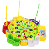 Maxbell Kids Electric Musical Fishing Toy with 24 Fishes, Pretend Role Play Toy
