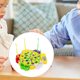 Maxbell Kids Electric Musical Fishing Toy with 24 Fishes, Pretend Role Play Toy