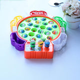 Maxbell Kids Electric Musical Fishing Toy with 24 Fishes, Pretend Role Play Toy