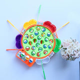 Maxbell Kids Electric Musical Fishing Toy with 24 Fishes, Pretend Role Play Toy