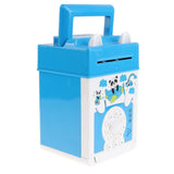 Maxbell Code Electronic Piggy Banks Mini ATM Money Coin Crash Saving Box w/ Electronic Lock & Secret Code Kid Pretend Toy - Bear