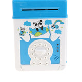 Maxbell Code Electronic Piggy Banks Mini ATM Money Coin Crash Saving Box w/ Electronic Lock & Secret Code Kid Pretend Toy - Bear