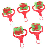Maxbell 5pcs Christmas Themed Foam Paint Rollers Painting Tools for Kids DIY Craft